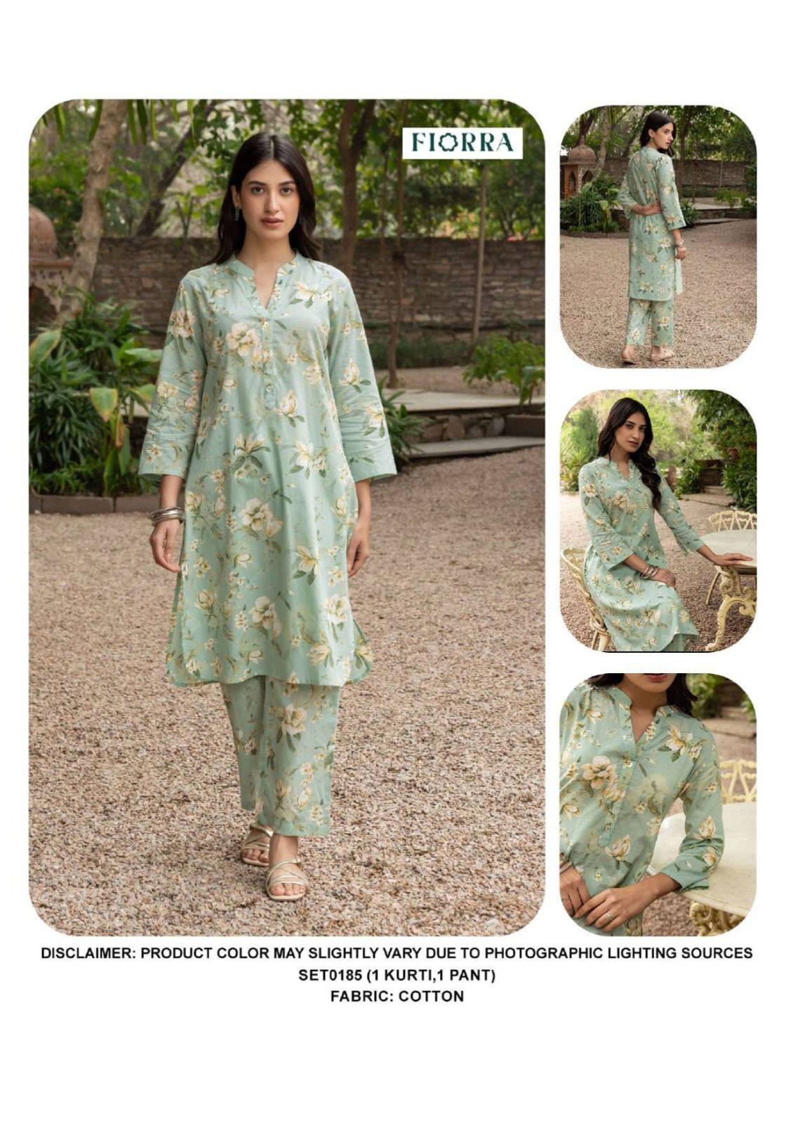 Fiorra SET0185 Designer Cotton Kurti With Bottom Wholesalers In Delhi